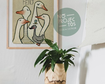 Originele STORYTALES De Ugly Ducky Wall Art Printing Poster Illustratie Print Tekeningen Ontwerp Kunstwerk Home Decor