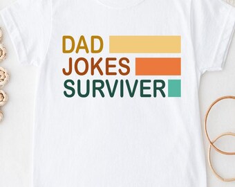 Funny Dad Jokes Kids T-Shirt: Father's Day Matching Outfit