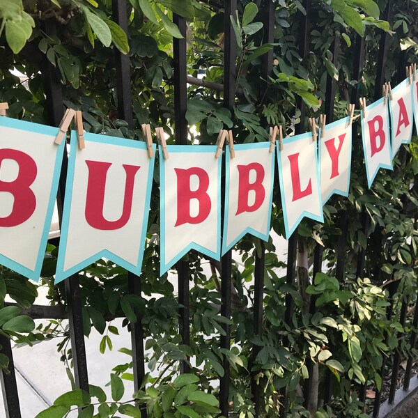 Bubbly Bar | Mimosa Bar | Party Banner | Bridal Shower | Party Decoration | Custom Colors | Bar Banner | Drinks Banner | All Occasion