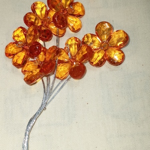 6517 Acrylic Flower with Stem