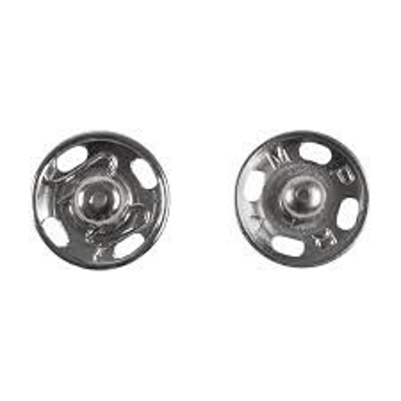 Round Large Sew on Snaps & Sew on Silver Magnetic Snap Leather - Etsy