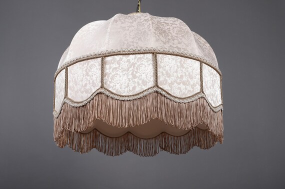 Lampshade Old Petersburg Town Blue Lampshade Old Petersburg Town Blue, Vintage Ceiling Lampshades