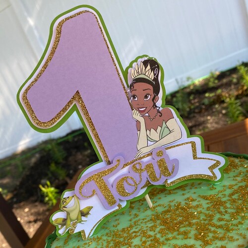 Printable PRINCESS TIANA Cake Topper Princess and the Frog - Etsy