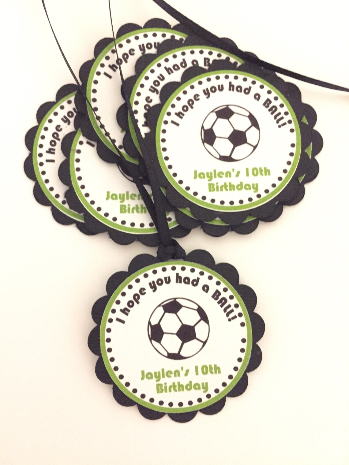 12 Soccer Favor Tags Soccer Goody Bag Tags Soccer Birthday Etsy