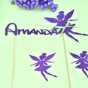 Fairy Cake Topper, Tinkerbell Cake Topper, Fairy Birthday, Tinkerbell Decorations,