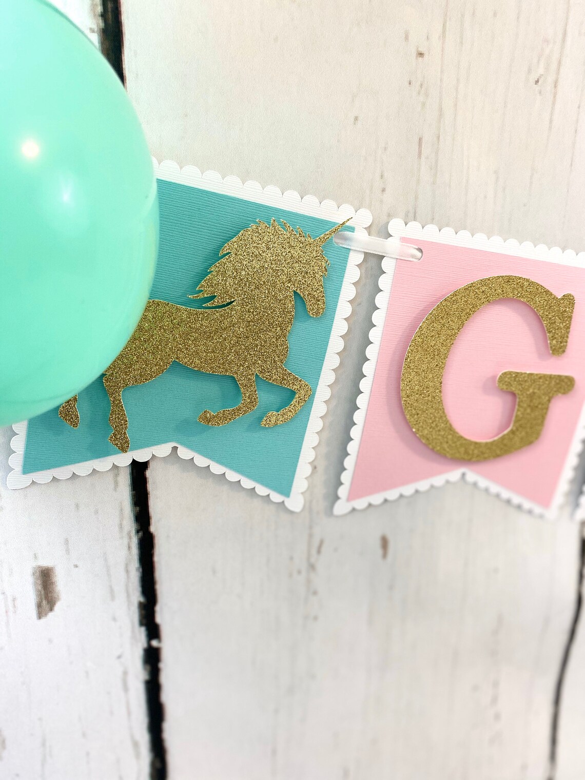 Unicorn Name Banner Unicorn Banner Unicorn Party | Etsy