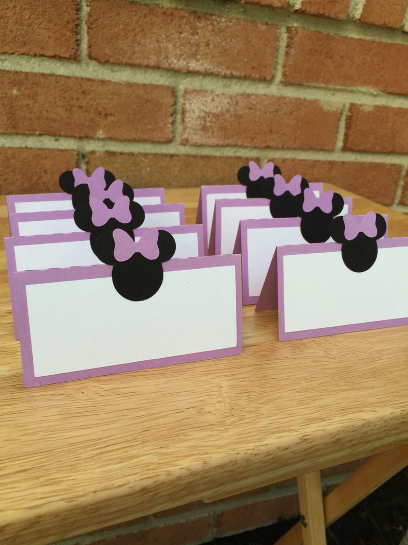 Minnie Mouse Food Tent Labels Minnie Mouse Food Tent Cards Minnie Mouse place cards Minnie Mouse Party Minnie Mouse