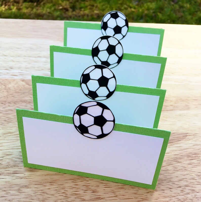 6 Piece Soccer Birthday Centerpiece Set Soocer Centerpiece - Etsy