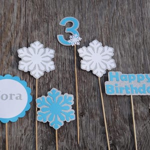 Pancarta de País de las Maravillas Invernal, Pancarta de Invierno Mágico, Pancarta de Copos de Nieve, Pancarta Congelada. Decoraciones Congeladas. imagen 6