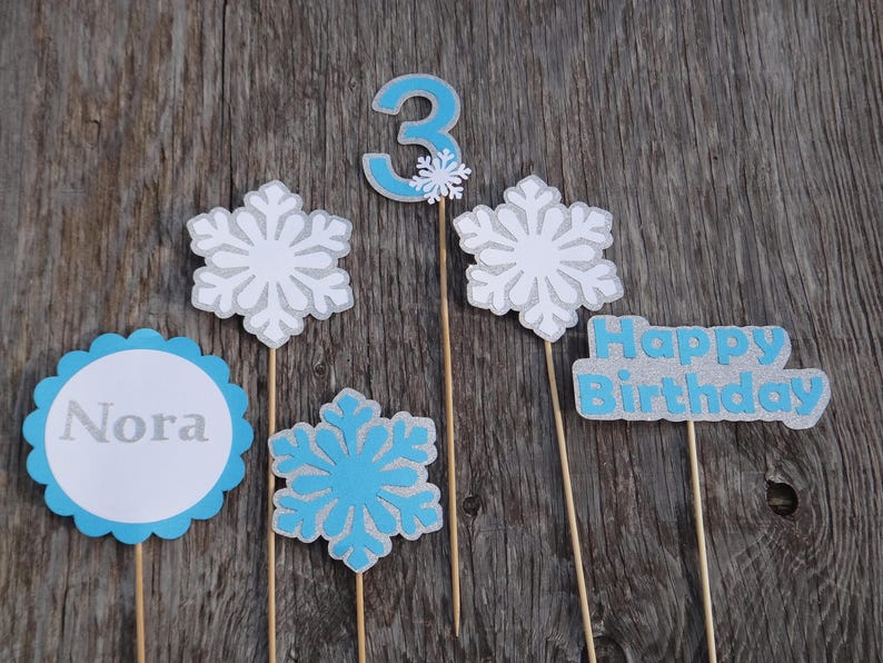 Pancarta de País de las Maravillas Invernal, Pancarta de Invierno Mágico, Pancarta de Copos de Nieve, Pancarta Congelada. Decoraciones Congeladas. imagen 6