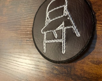 Parches termoadhesivos de silla plegable blanca / Alabama Brawl