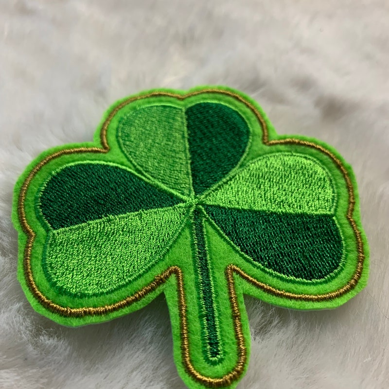 embroidered st patricks day patches