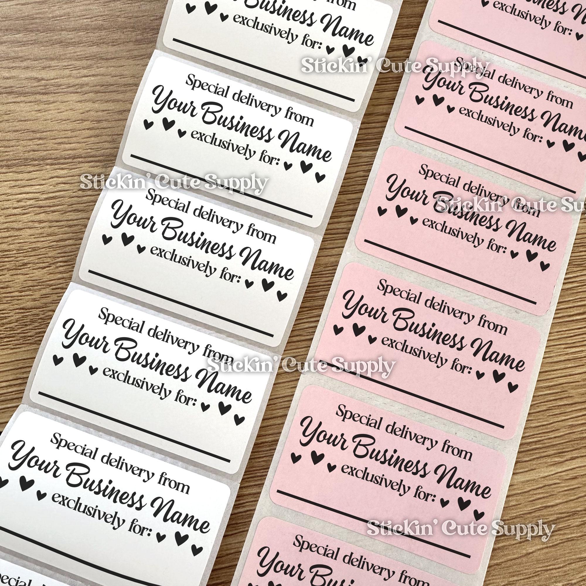 Custom Pickup Delivery Stickers – Small Business Packaging (2.25" X 1. ...