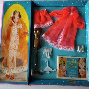 Topper Dawn Doll Outfit #0725 Midnight Lace complete