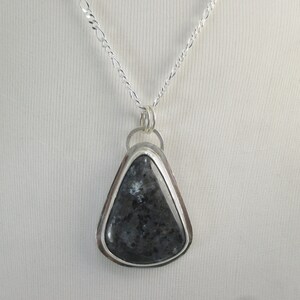 Gemstone Pendant with 18 inch Sterling Silver Chain image 3