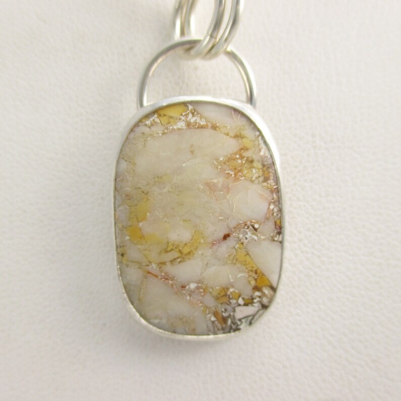 Mookaite Jasper Gemstone Pendant with 18 inch Sterling Silver Chain image 3