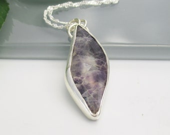 Utah Kaleidoscope Jasper Gemstone Pendant with 18 inch Sterling Silver Chain