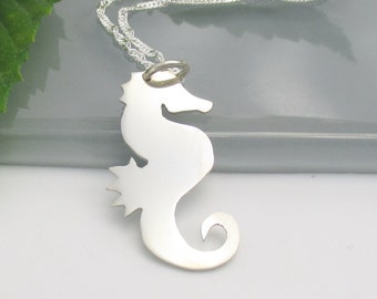 Seahorse Pendant Necklace Sterling silver 925
