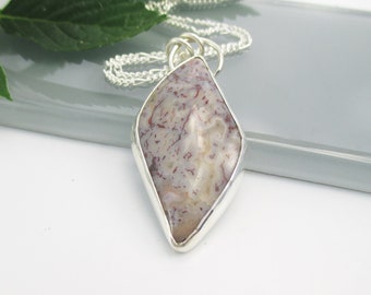 Gemstone Pendant with 18 inch Sterling Silver Chain