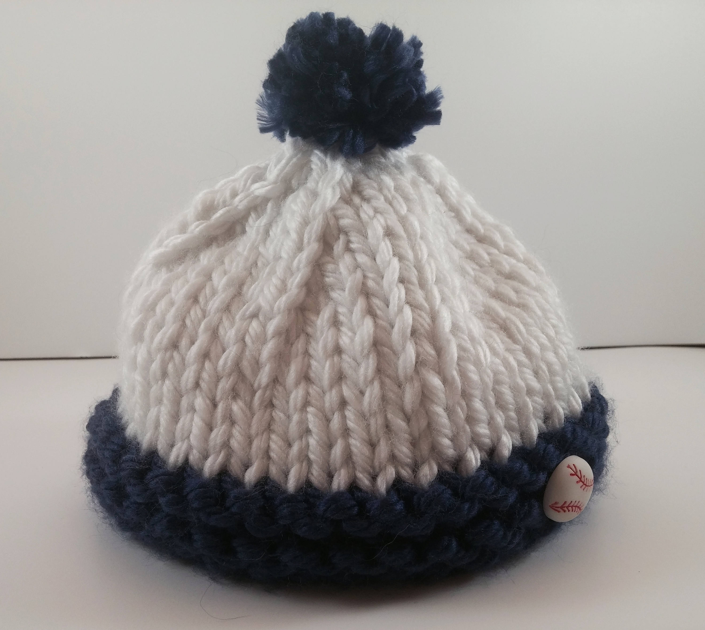 New York Yankees Baby Cozy and Hat Digital Knitting Pattern - Etsy