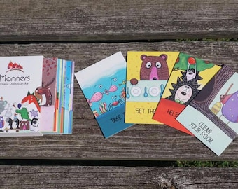 Flash cards for toddlers manners early education first words