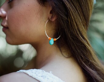 Gold Filled hoop earrings