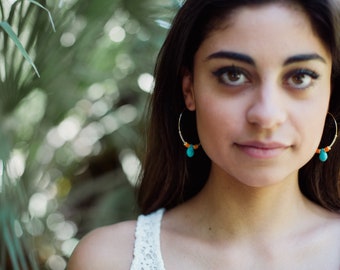 Gold Filled hoop earrings