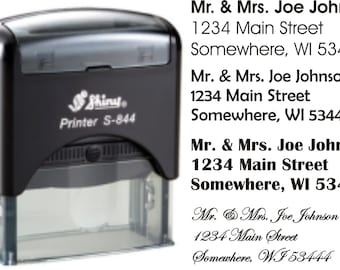 Personalized Self-Inking Address Stamp: Custom Stationery