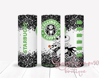 King of Halloween Starbucks Sublimation Tumbler Wrap for 30oz Straight Skinny