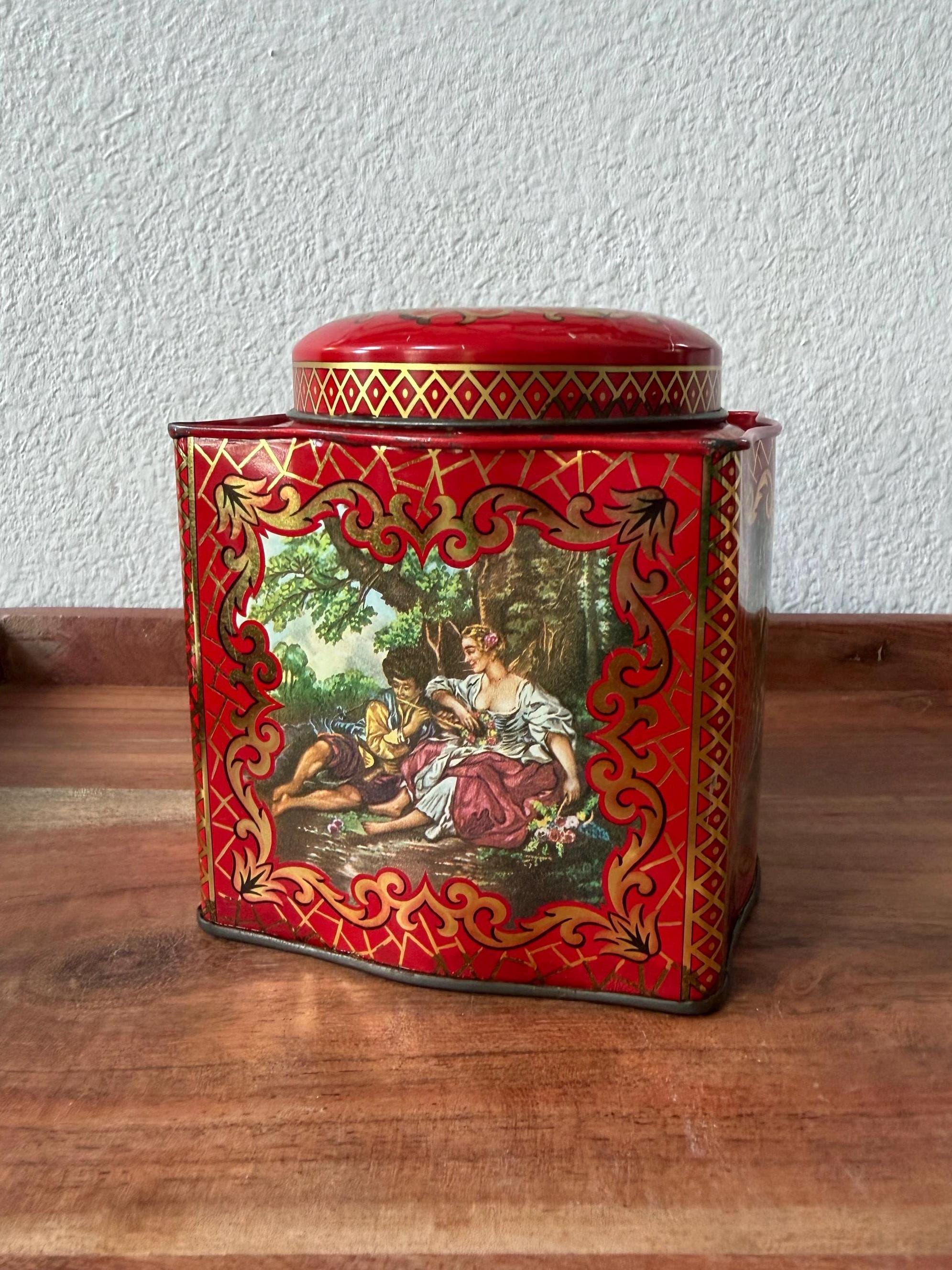 Victorian Tea Canister - Etsy