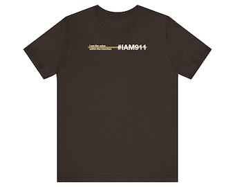 Thevoice - Special Edition #IAM911 Unisex Jersey Kurzarm-T-Shirt (Version 1)