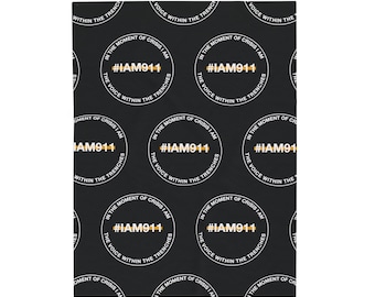 Limited Edition #IAM911 Velveteen Plush Blanket