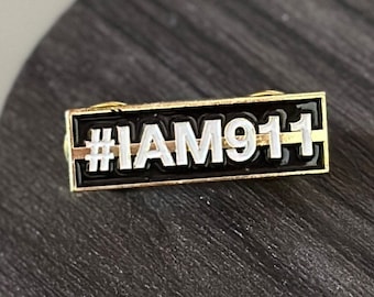 Official #IAM911 Lapel Pin