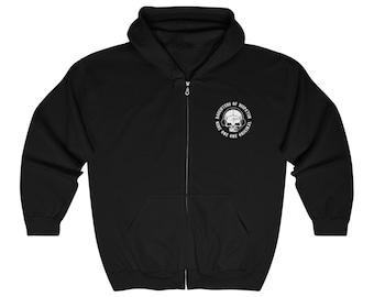 Limited Edition Daughters of Dispatch Unisex Heavy Blend™ sweatshirt met capuchon en volledige ritssluiting