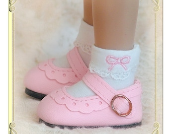 U-CHOOOSE COLOR: Embroidered BOW Doll Socks by Tauni for 13 in Effner Little Darling Doll, MeadowDoll, Ruby Red, Falconi, Kay Wiggs,