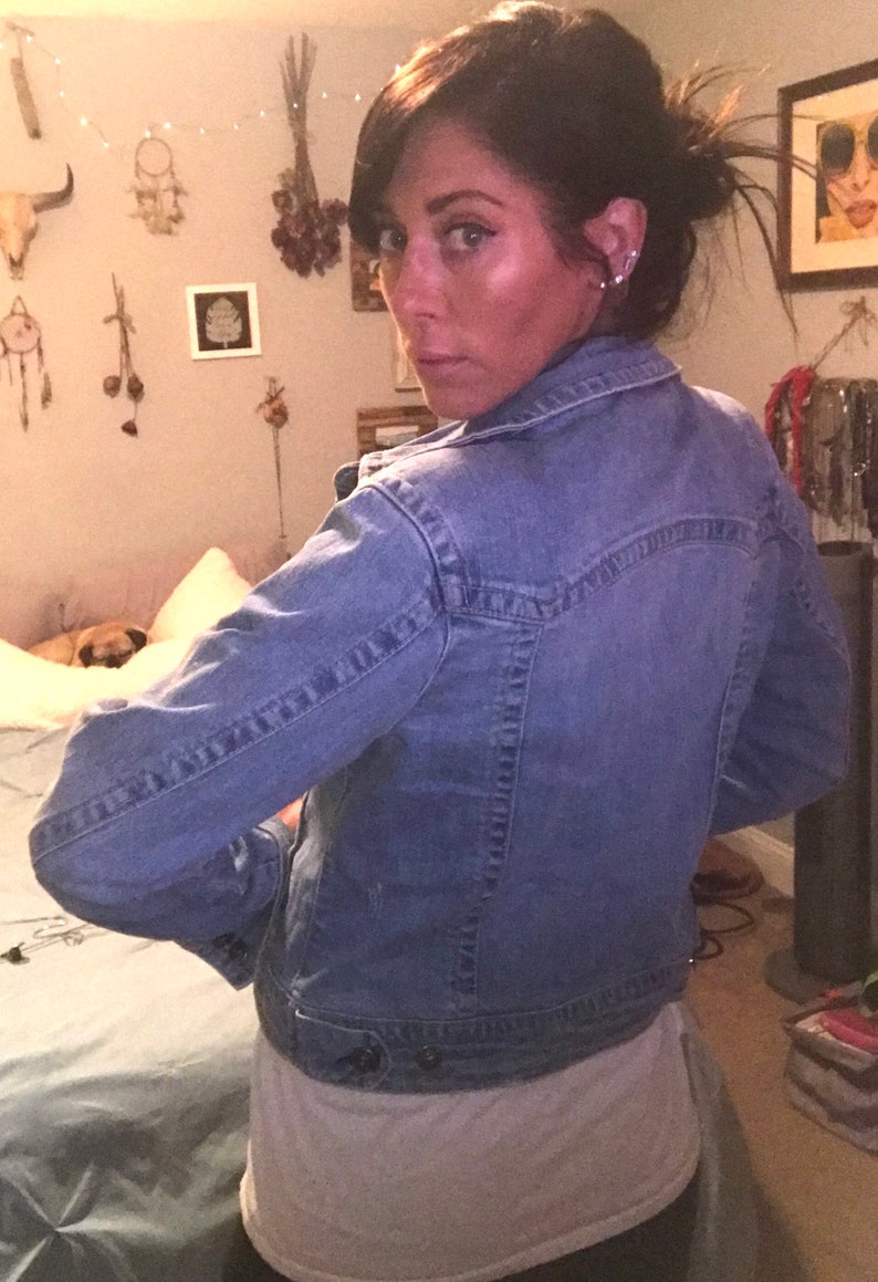 Vintage Blue Asphalt Jean Jacket\u2014Small