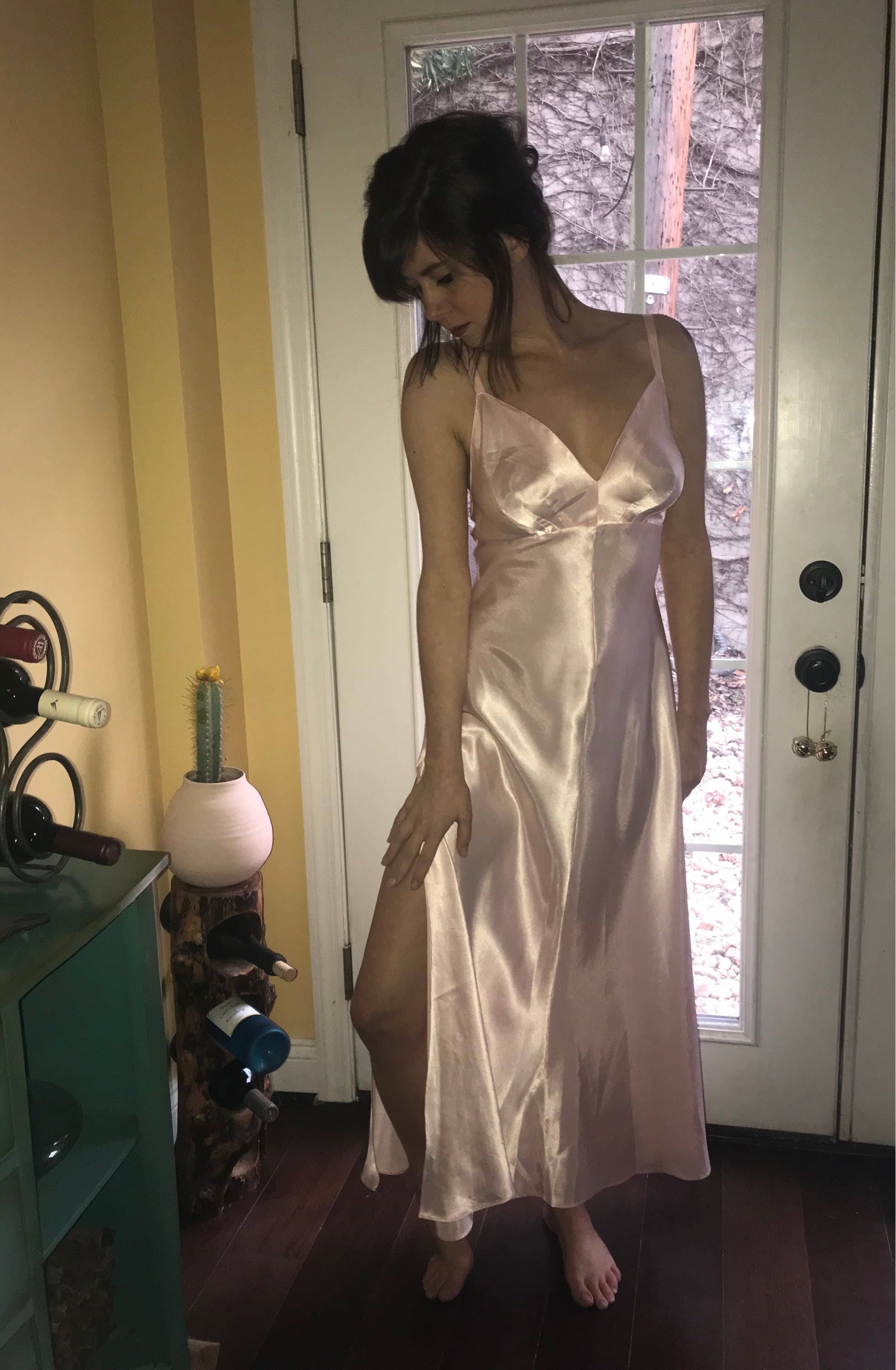 victoria secret satin nightshirt