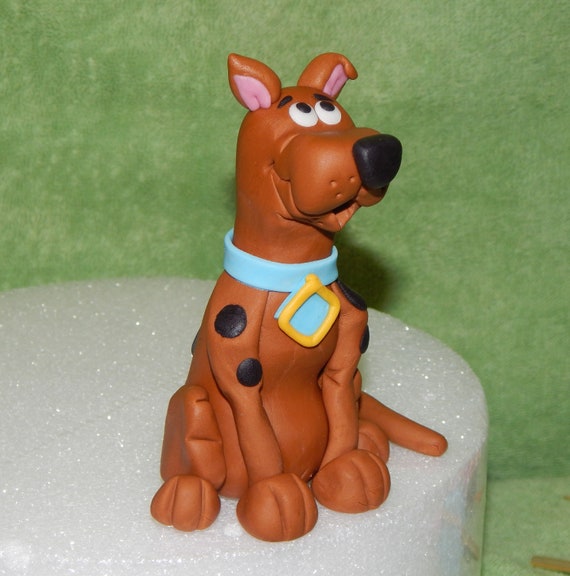 Scooby Doo Inspired Fondant Cake Topper Etsy