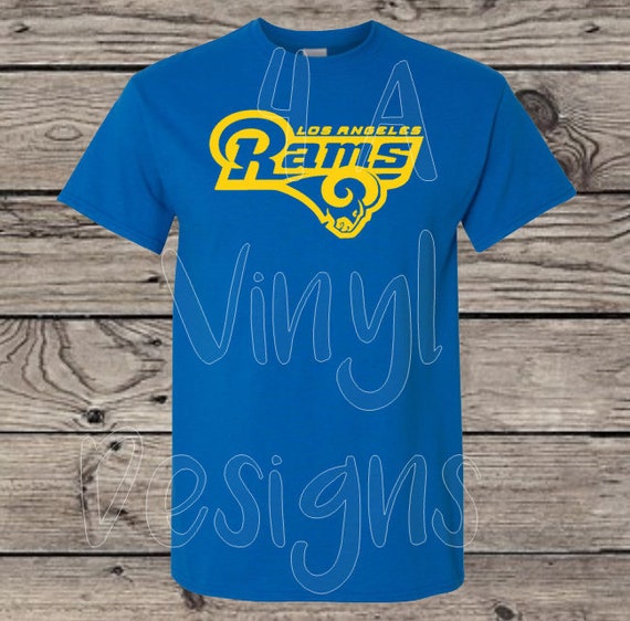 Los Angeles LA Rams T shirt Logo New 