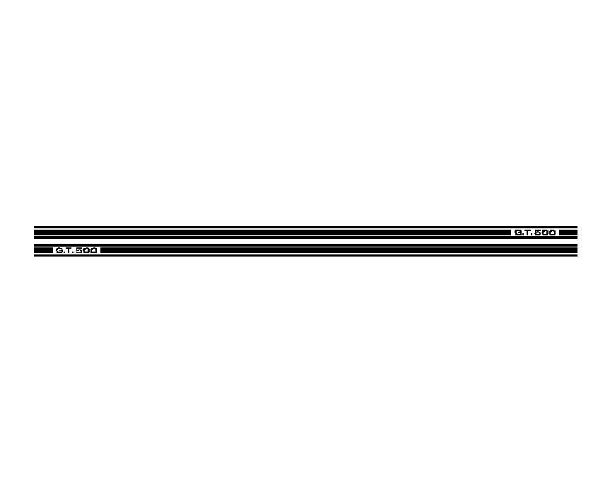 Gt500 Rocker Decals GT500 Rocker Stripe Kit 2005-2009 - Etsy
