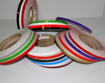 Vinyl Striping, Pin Striping, Accent tape, Self Adhesive colored Tape, Rolls of vinyl self adhesive striping