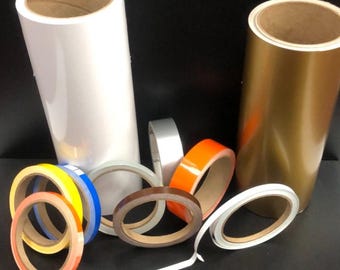 3/8" 9mm Roll Pin Stripes PinStriping Solid Trim Line Tape Vinyl - Foto 7