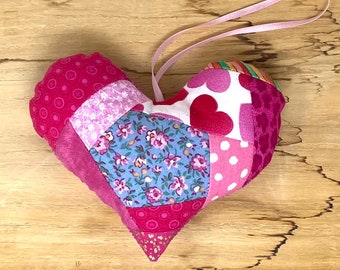 Valentine Ornaments, Valentine’s Hearts, Valentine’s Day Decorations, Shabby Chic Ornaments, Heart Ornaments, Shabby Chic Decor