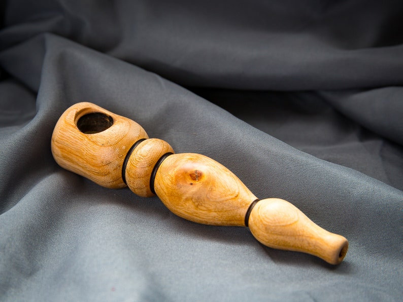 Unique Natural Handcrafted Long Stem Smoker Pipes Wood Smoking Pipe Rustic Wood Pipe Cherry wood Tobacco smoking Pipe Enjoy!