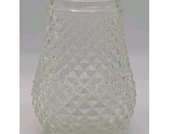 Vtg Indiana Glass Diamond Point Server Syrup Sugar Creamer Replacement No Lid