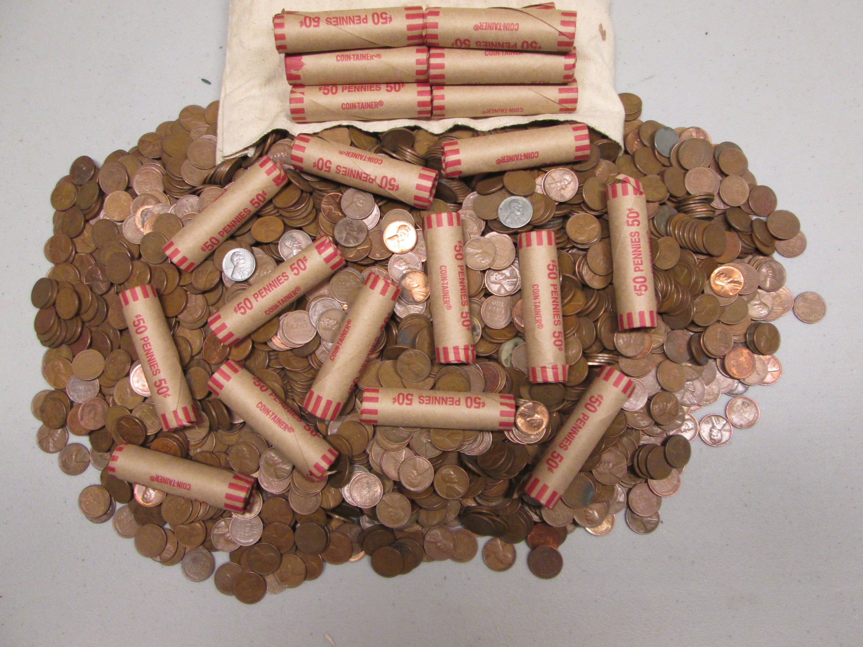 5000 Wheat Pennies for sale Only 3 left at 70