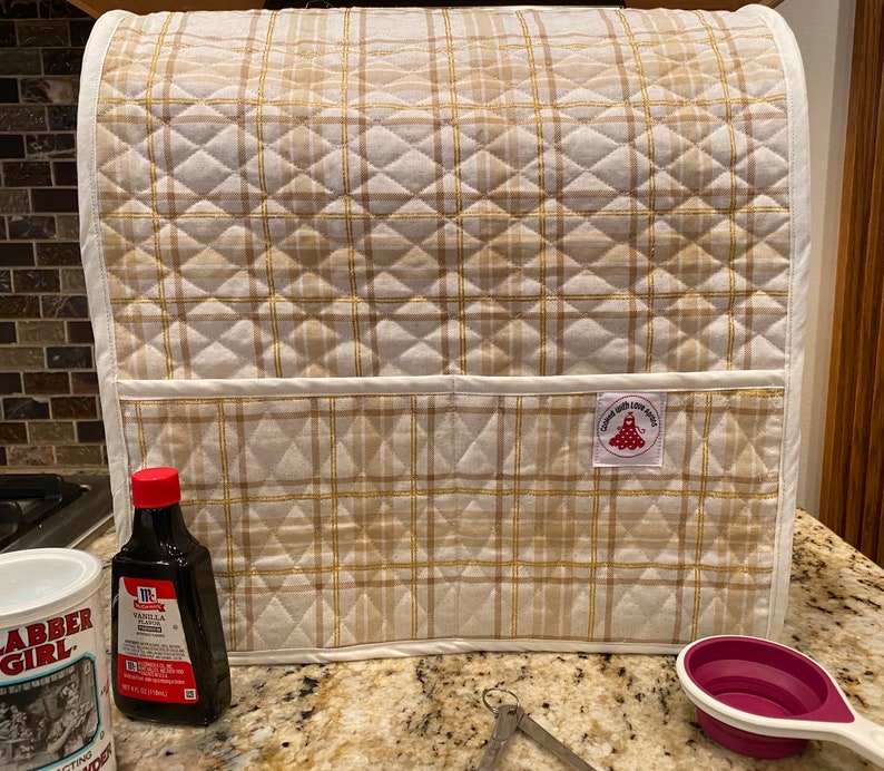 Kitchenaid Reversible Mixer Cover Plaid Kitchenaid Mixer Etsy