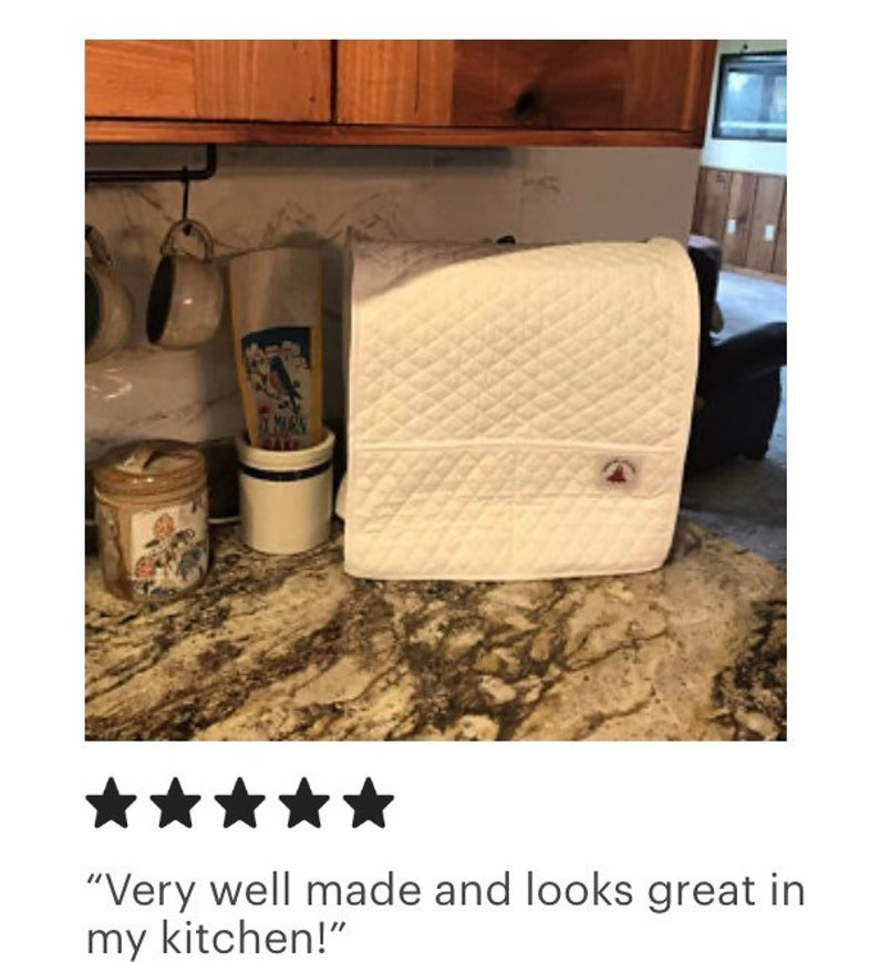Kitchenaid Mixer Cover WHITE Kitchenaid Mixer Cover 4.5/5qt Etsy