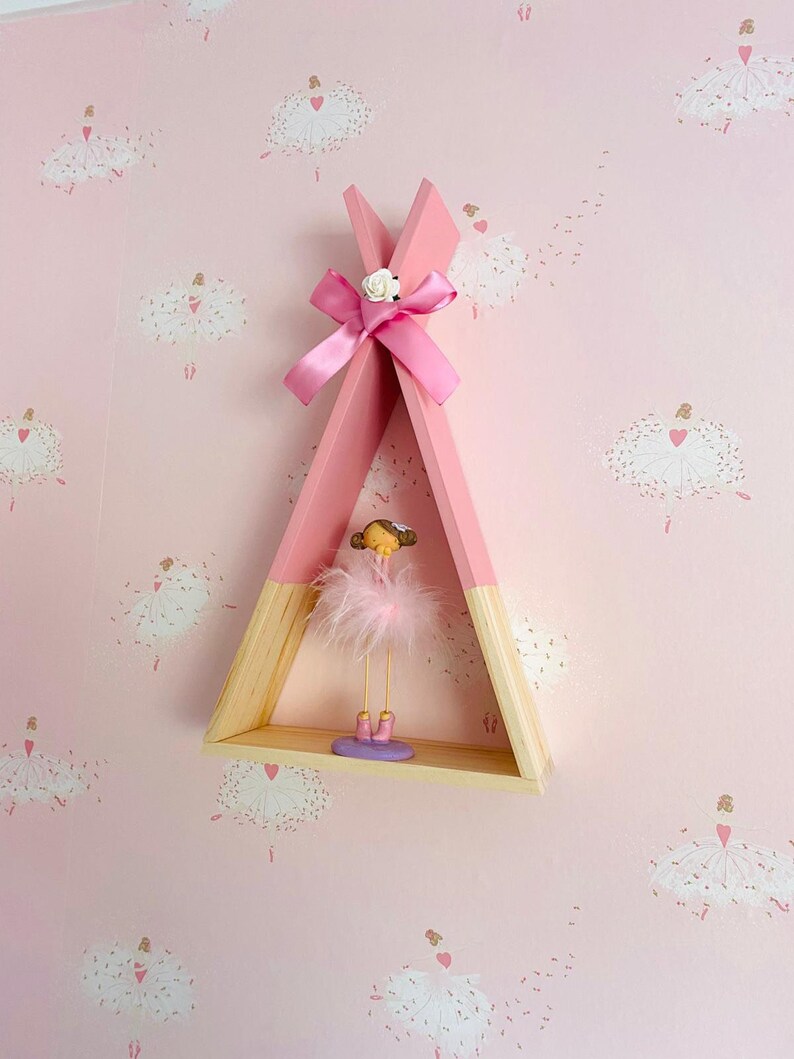 Tipi Regal floral Tipi Regal rosa Kinderzimmer Schlafzimmer | Etsy