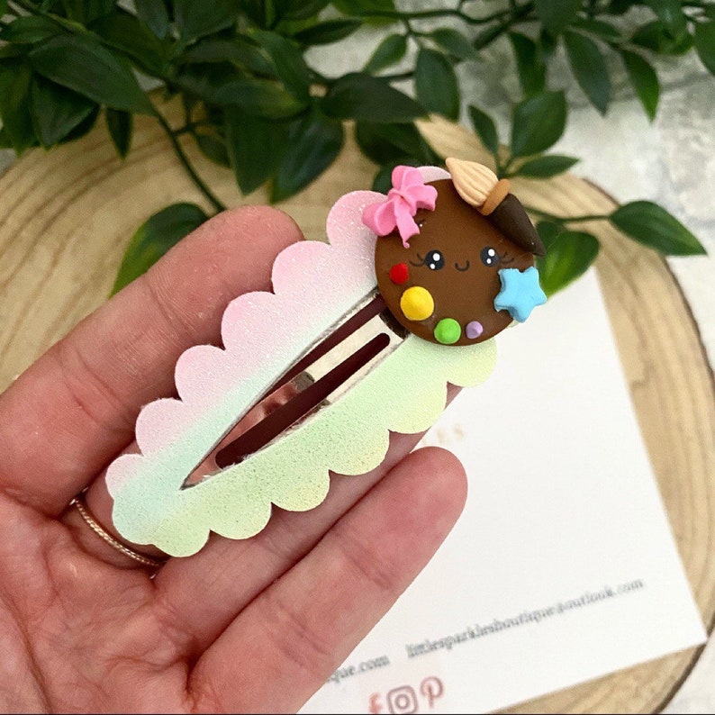 School bow girls glitter bow pink glitter clip paint pallet hair bow rainbow glitter clip girls school bow